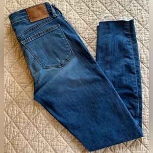 J.Crew Mid-rise, Cropped Toothpick Jeans, Size 27